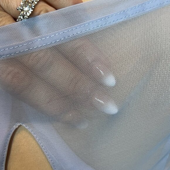 NWT We Are HAH Free People Wired Bra 30-38D Periwinkle Sheer 32D 34D 36D 38D - Picture 5 of 14